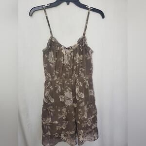 Grey American Eagle Outfitters Women’s Floral Sundress Size 2